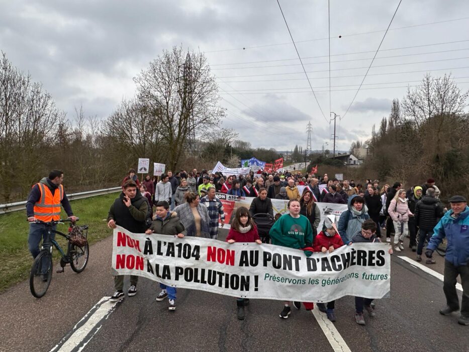 Marche de la nature contre l'A104bis - 03 mars 2024
