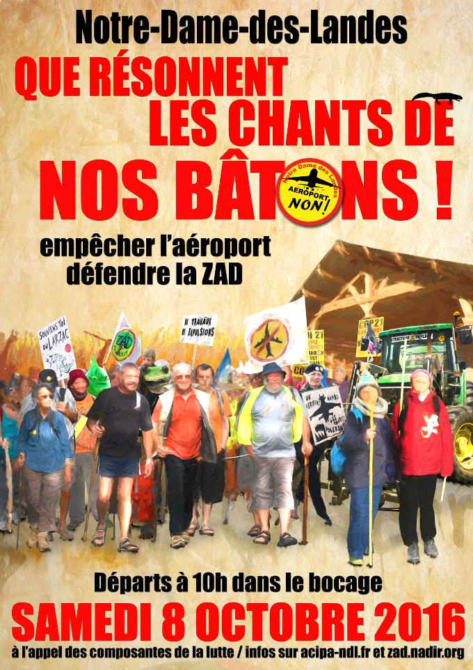 manifestation nationale du 8 octobre - Notre-Dame-des-Landes
